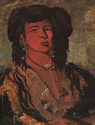 George Catlin The Dakota Chief : One Horn oil painting